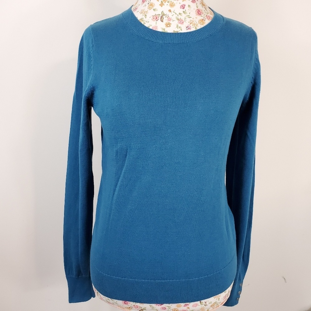 G.H.BASS & CO Women's Long Sleeve Sweater Shirt/S